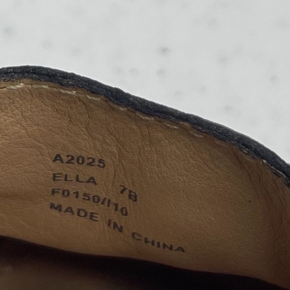 Coach Ella signature soft calf leather black loafer, size 7 B with box - Picture 10 of 12